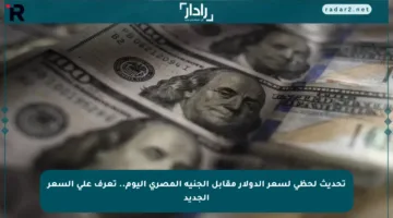 تحديث لحظي لسعر الدولار مقابل الجنيه المصري اليوم.. تعرف على السعر الجديد